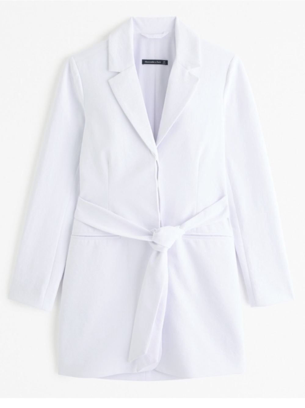 Abercrombie and fitch white blazer